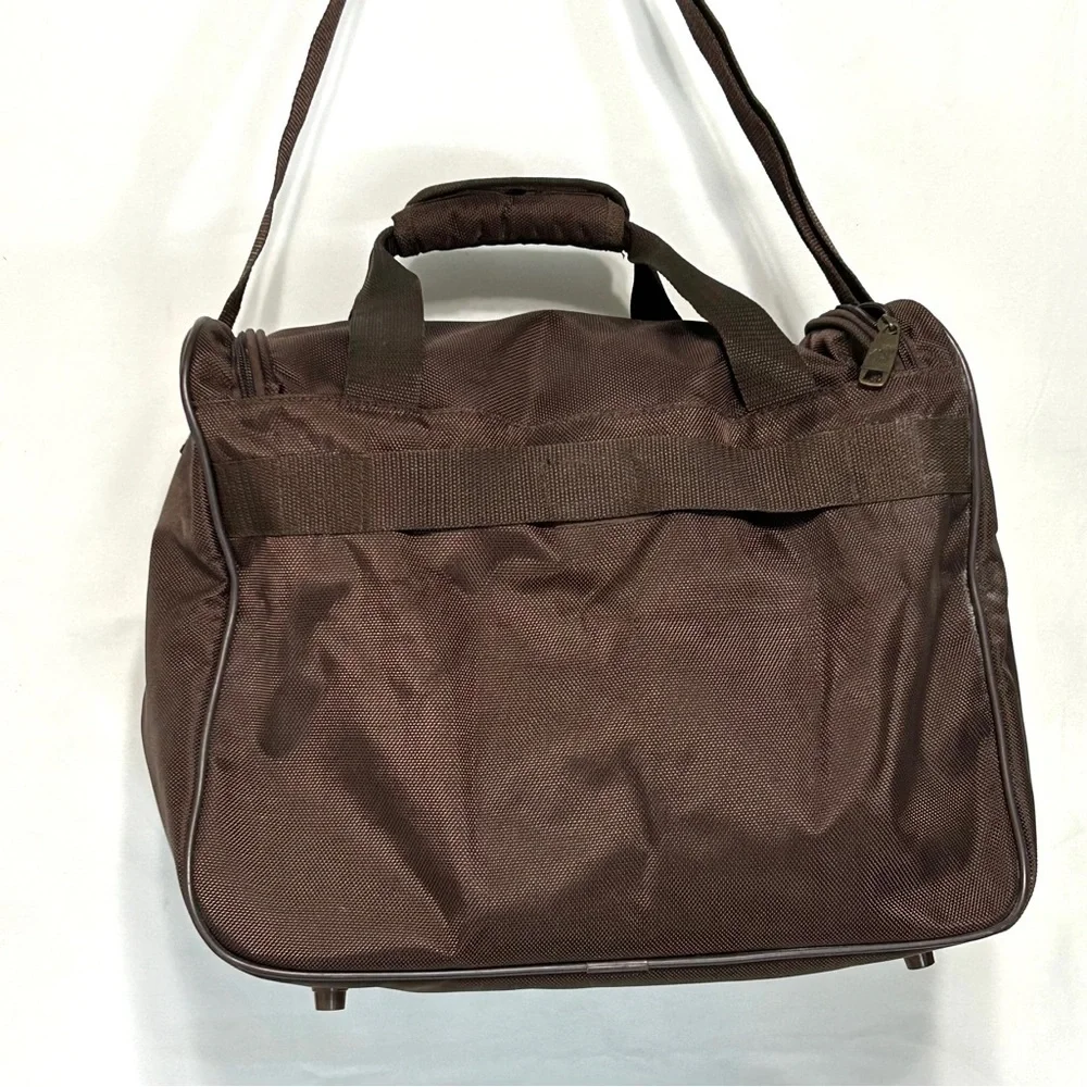 Caribbean Joe 16 Inch Weekend Gadget Bag, Chocolate Brown